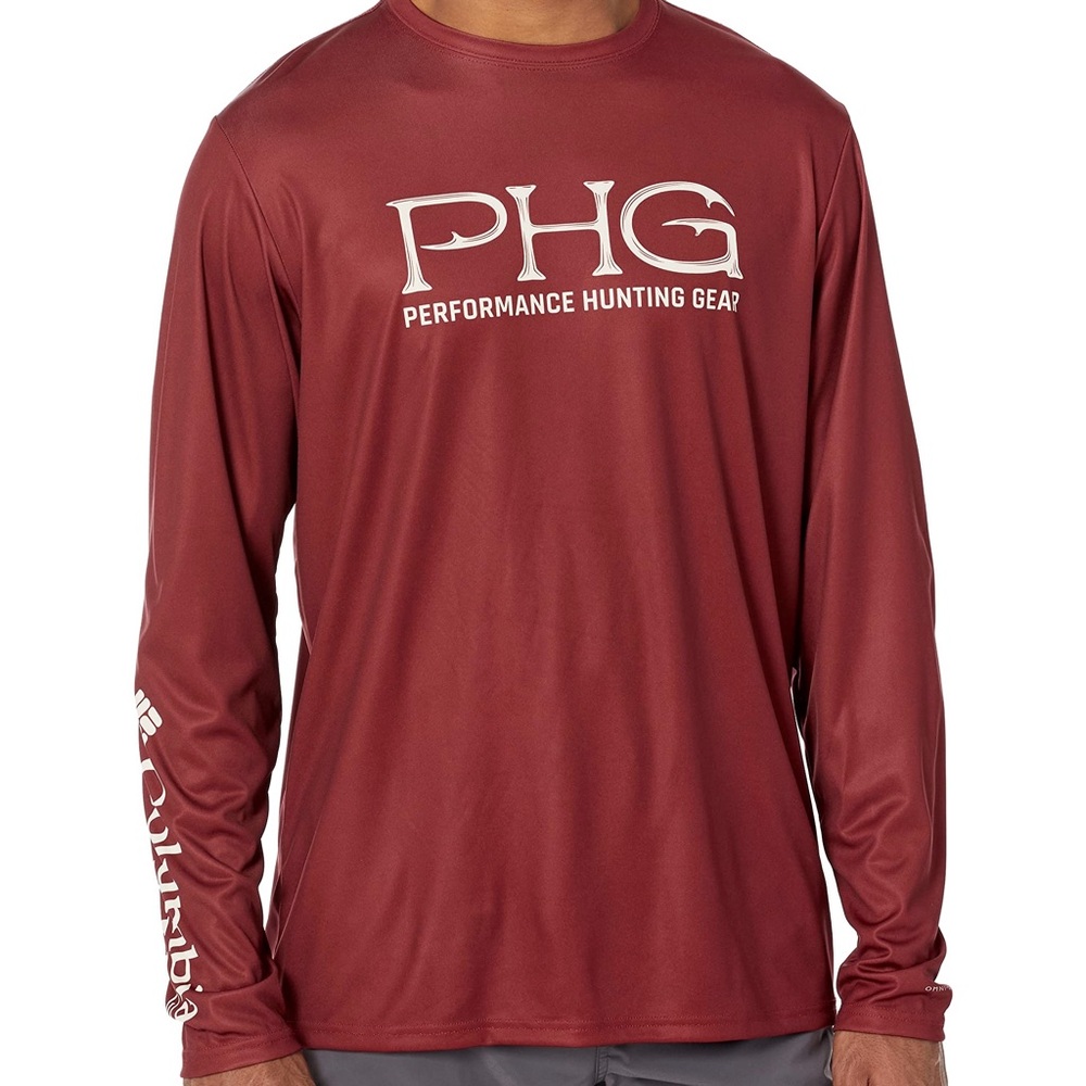 COPY - Columbia Men's burgundy Performance Hunting Gear Shirt size XXL cod: 1281